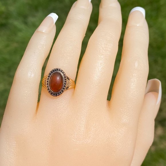 Antique Carnelian Ring in Yellow Gold - Picture 7 of 10